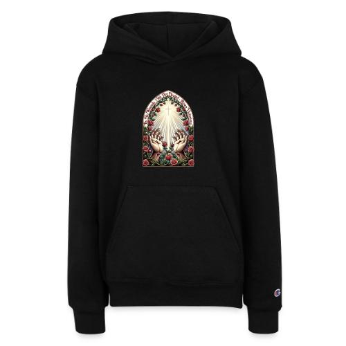 Easter By His Wounds Healed T Shirt, Renewal Gift - Champion Youth Hoodie