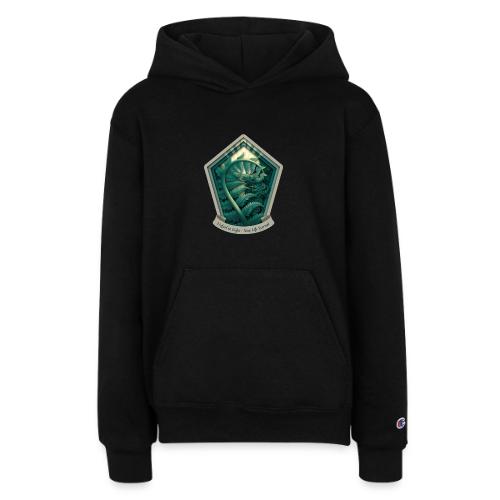 Easter Unfurl in Light Fern T Shirt, Spring Gift - Champion Youth Hoodie