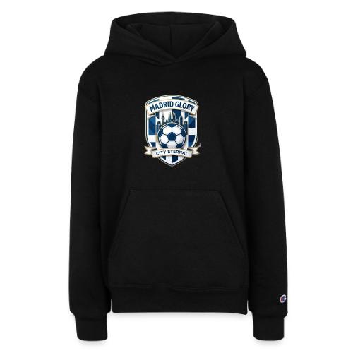 Madrid Skyline Glory T Shirt, Madrid Fan Gift - Champion Youth Hoodie