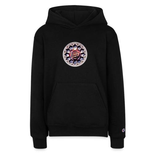 Easter Rose Resurrection T Shirt, Spring Gift - Champion Youth Hoodie