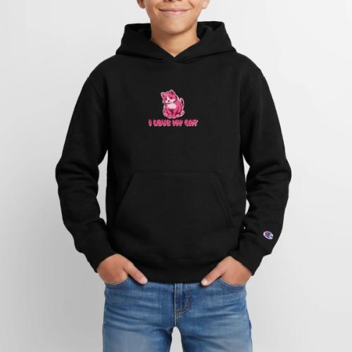 I love my cat - Champion Youth Hoodie