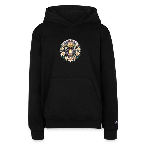 Easter The Tomb Is Empty T Shirt, Christian Gift - Champion Youth Hoodie