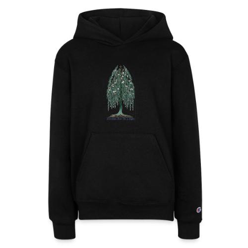 Easter Branches Bow Willow T Shirt, Easter Gift - Champion Youth Hoodie