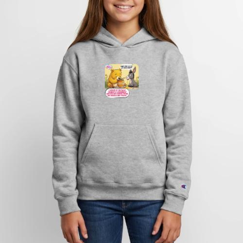 Honey Bear - Fire Tyrants - Champion Youth Hoodie
