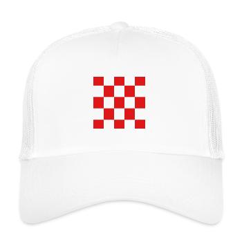 Show off your colors - Croatia - Eco Trucker Cap - white/white - Front