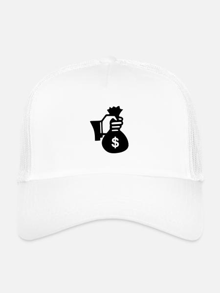 Money - Eco Trucker Cap - white/white
