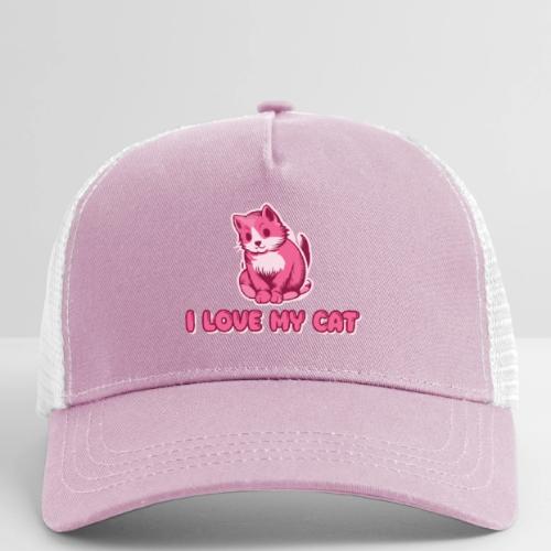I love my cat - Eco Trucker Cap