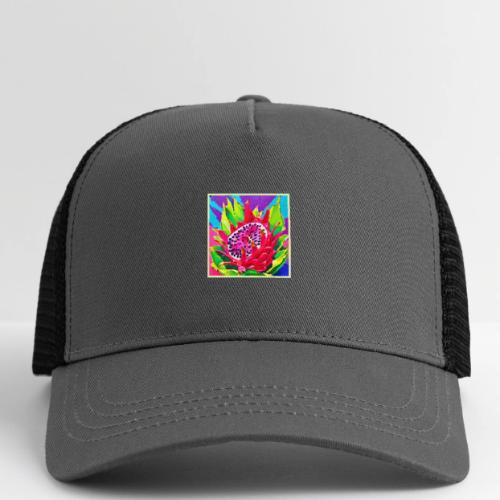 Neon Dragon Fruit Splendor - Eco Trucker Cap