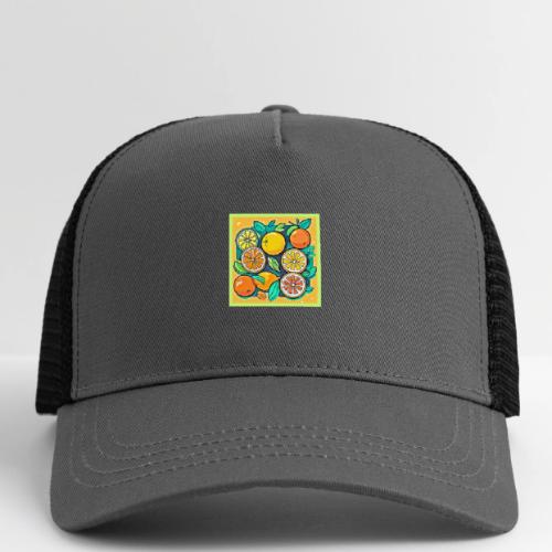 Citrus Fruit Art Design - Eco Trucker Cap