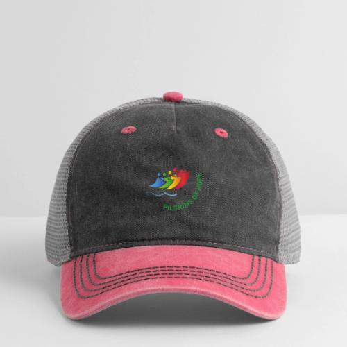 pilgrims of hope 2025 logo (Jubilee Year 2025) - Pigment Dyed Trucker Hat