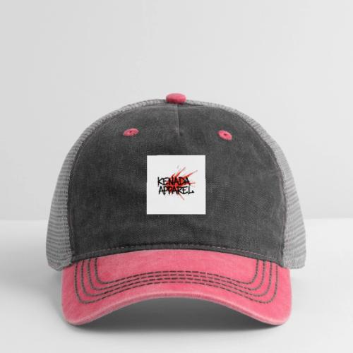 Kenada Apparel graffiti splash - Pigment Dyed Trucker Hat