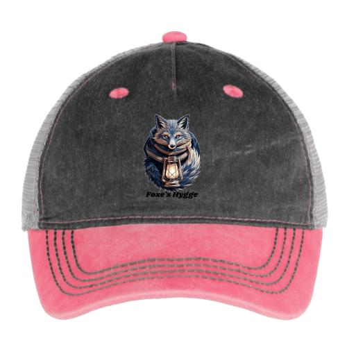 Hygge Ember Fox T-Shirt - Pigment Dyed Trucker Hat