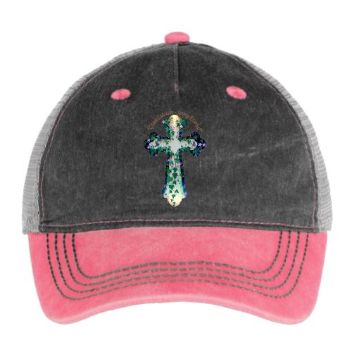 Easter Grace Cascades Eternal T Shirt, Mercy Gift - Pigment Dyed Trucker Hat