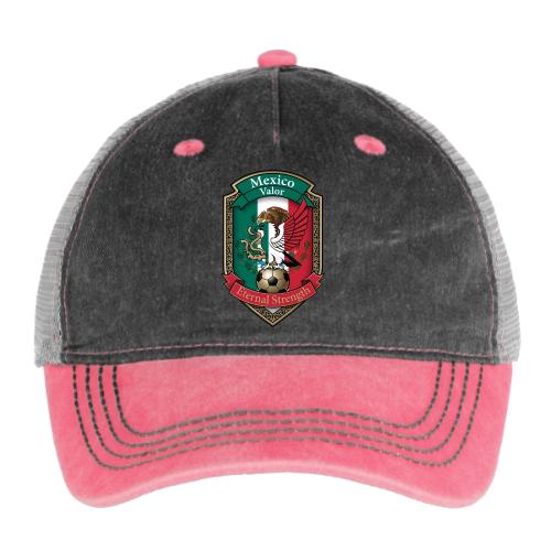 Mexico Eagle Valor T-Shirt, Pride Badge Gift - Pigment Dyed Trucker Hat