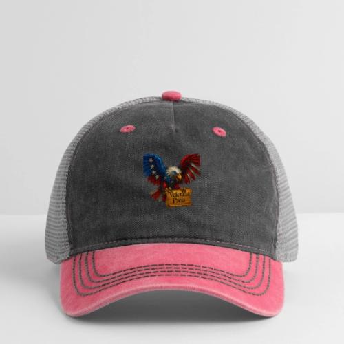 Veterans Press Bald Eagle - Pigment Dyed Trucker Hat