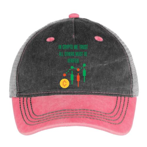 Sarcastic Bitcoin Investor T-shirt - Pigment Dyed Trucker Hat
