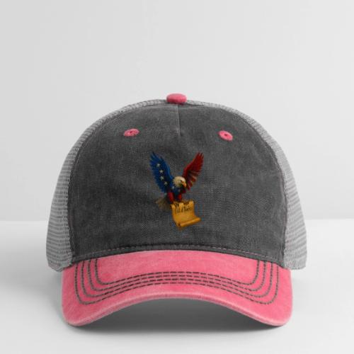 Bill of Rights Bald Eagle - Pigment Dyed Trucker Hat