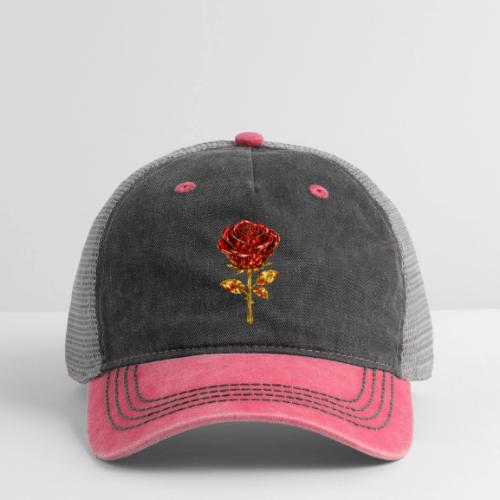 Golden Rose - Pigment Dyed Trucker Hat