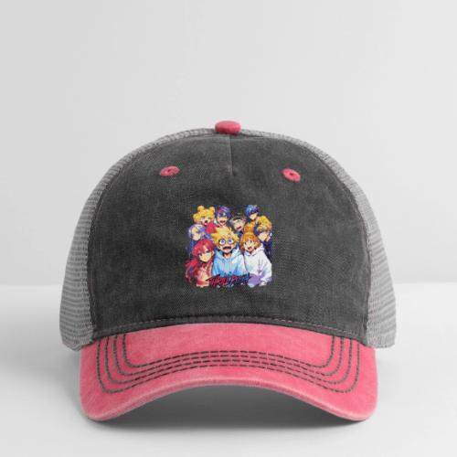 Thrill Rush Anime Squad Streetwear - Pigment Dyed Trucker Hat
