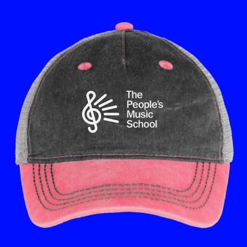 People's Logo - White - Pigment Dyed Trucker Hat