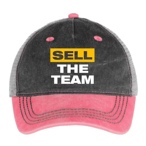 Sell The Team (Front Only) - Pigment Dyed Trucker Hat