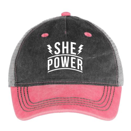 She Power - Pigment Dyed Trucker Hat