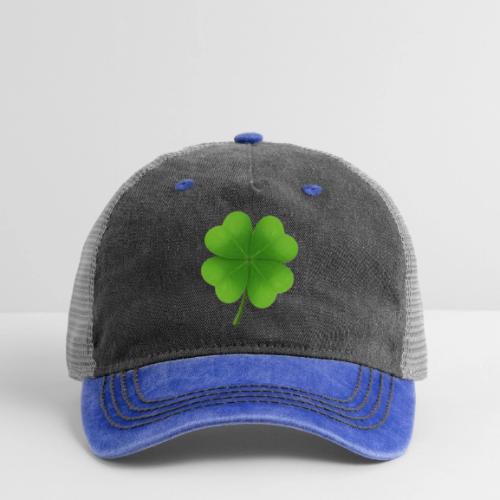 Four leaf clover - Pigment Dyed Trucker Hat