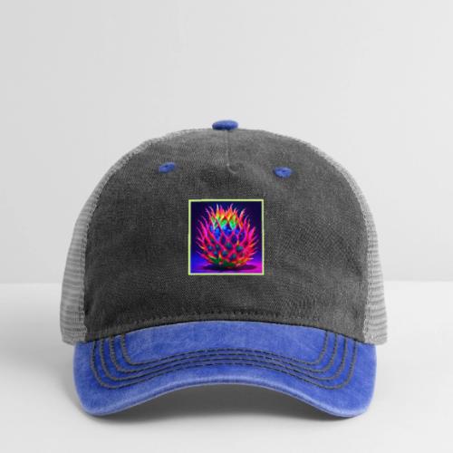 Electric Neon Dragon Fruit - Pigment Dyed Trucker Hat
