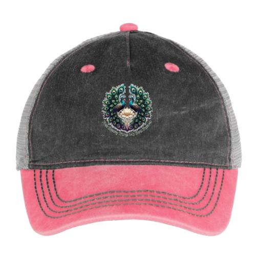 Your Beauty Holds My Soul Peacock Gifts T-Shirt - Pigment Dyed Trucker Hat