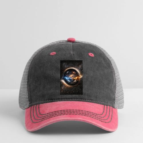 EntangledPhotonsWormhole - Pigment Dyed Trucker Hat