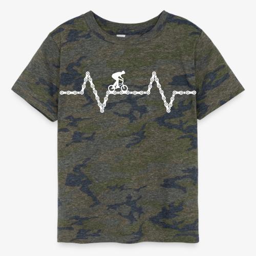 bmx bike heartbeat - Toddler Fine Jersey T-Shirt