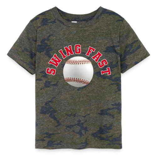 Baseball: Swing Fast Energy - Toddler Fine Jersey T-Shirt