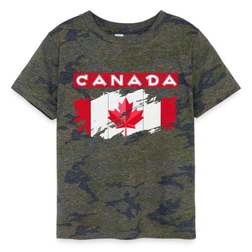 Canada, Inspired by the Canadian flag - Toddler Fine Jersey T-Shirt