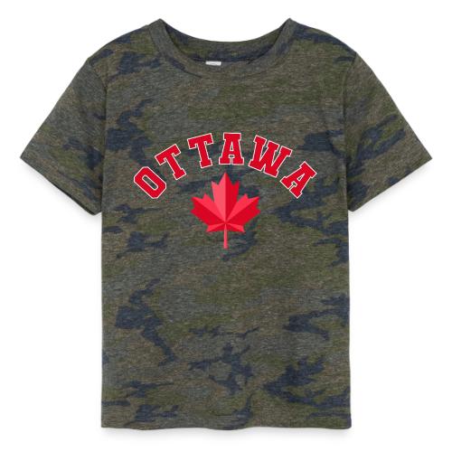 Ottawa with maple leaf - Toddler Fine Jersey T-Shirt