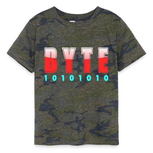 BYTE Binary Code Design - Toddler Fine Jersey T-Shirt