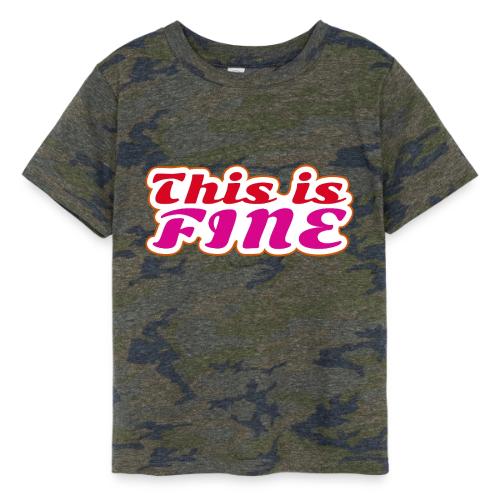 This Is Fine - Toddler Fine Jersey T-Shirt