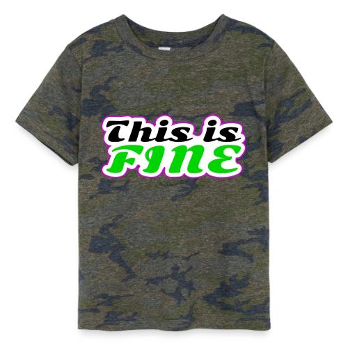 This Is Fine Balance - Toddler Fine Jersey T-Shirt