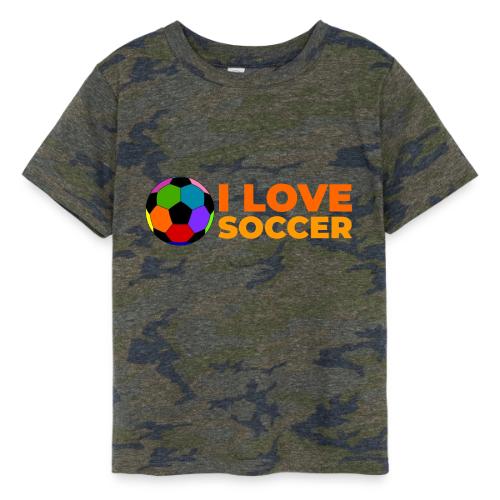 I Love Soccer - Toddler Fine Jersey T-Shirt
