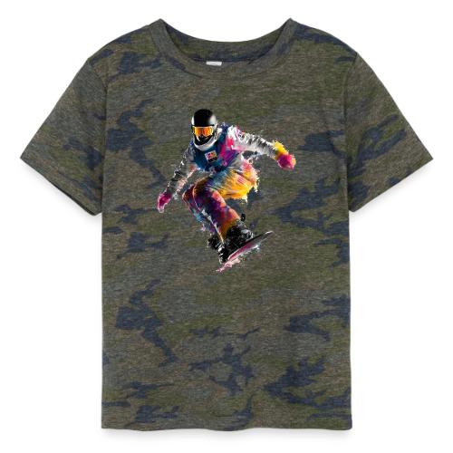Snowboarding: Frozen Palette - Toddler Fine Jersey T-Shirt