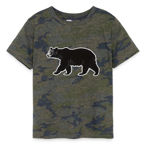 Midnight Black Bear - Toddler Fine Jersey T-Shirt