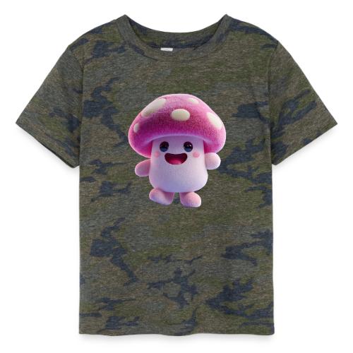 Mushroom: Purple Forest Friend - Toddler Fine Jersey T-Shirt