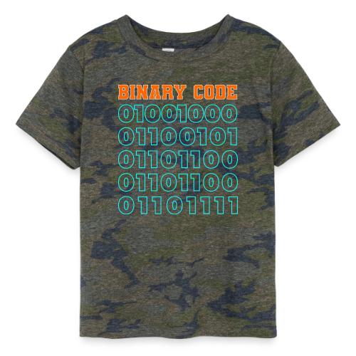 Say Hello in Binary code - Toddler Fine Jersey T-Shirt