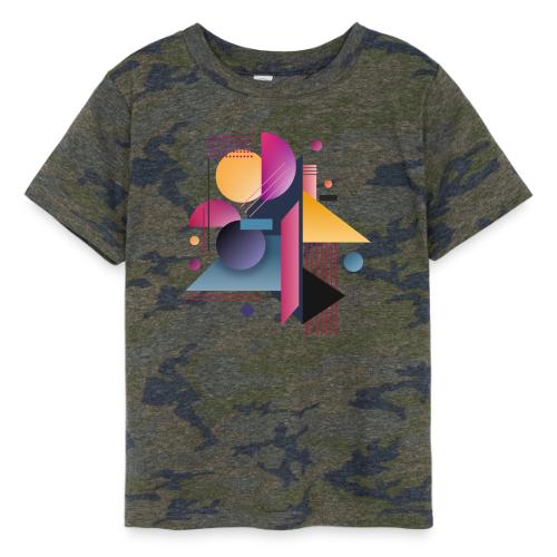 Color Pulse Geometry - Toddler Fine Jersey T-Shirt