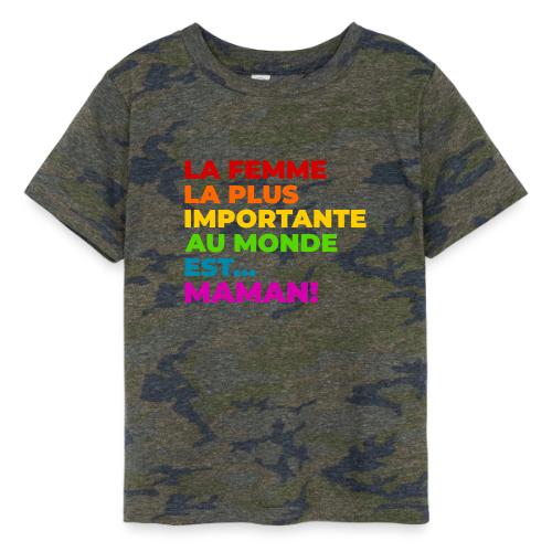 Maman : la femme la plus importante du monde - Toddler Fine Jersey T-Shirt