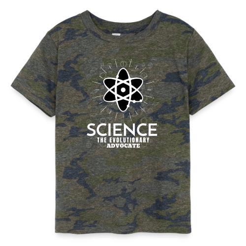 Science The Evolutionary Advocate White Design - Toddler Fine Jersey T-Shirt