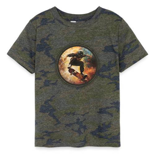 Skateboarding Flow - Toddler Fine Jersey T-Shirt