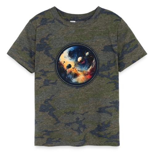Chaotic Color Planets - Toddler Fine Jersey T-Shirt