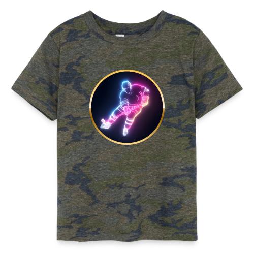 Hockey: Neon Ice Striker - Toddler Fine Jersey T-Shirt
