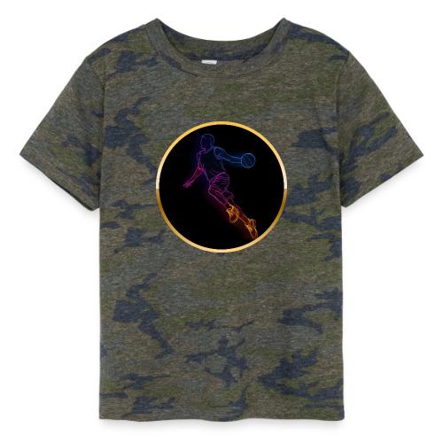 Basketball: Neon Jump Shot - Toddler Fine Jersey T-Shirt