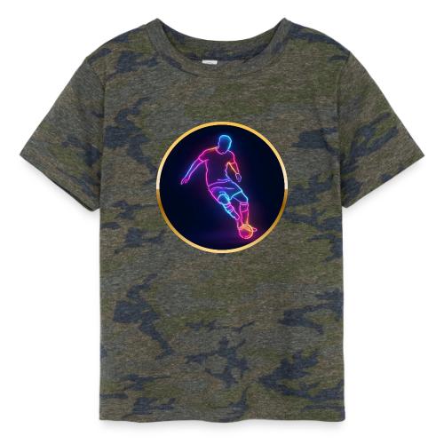 Soccer: Neon Golden Goal - Toddler Fine Jersey T-Shirt